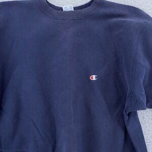 TRASHED Vintage Champion Reverse Weave Sweatshirt Mens Medium USA Made 90s
